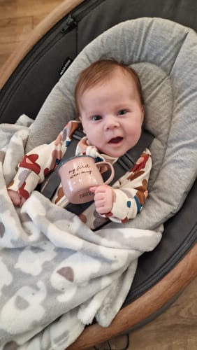 Customer photo review of My First Wee Mug Enamel Mini Mug