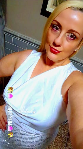 Customer photo review of Rosaleen White Cowl Neck Cami