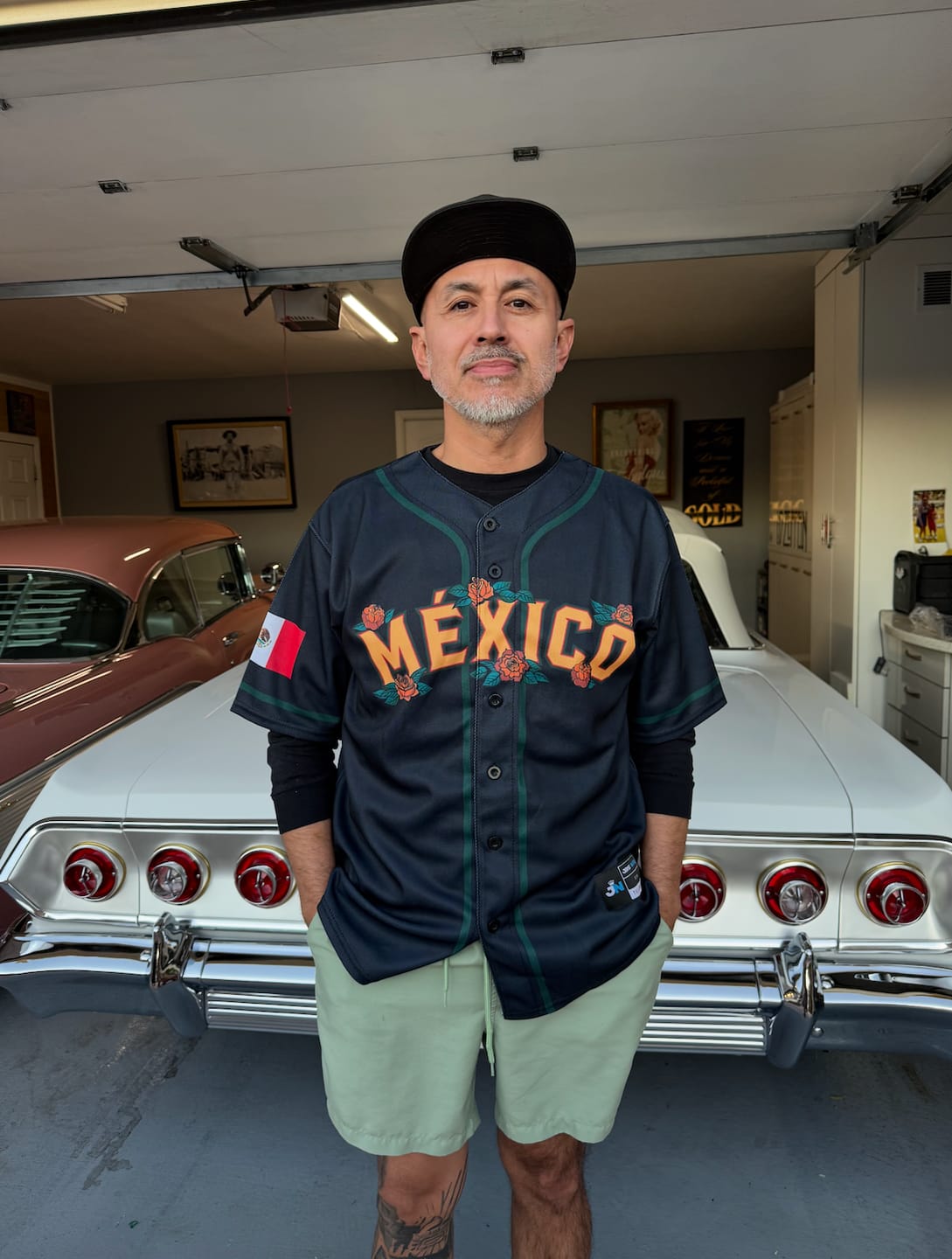 Customer photo review of Mexico Guadalupe Baseball Jersey