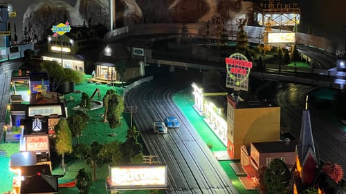 Customer photo review of Miller Engineering Animation 2481 Western Auto Billboard, Large