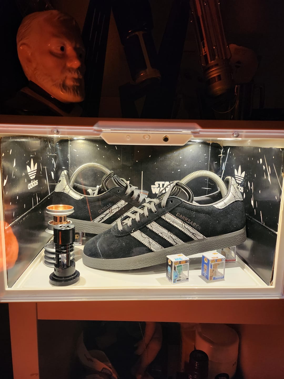Customer photo review of STACK V2 LED Sneaker Display Crate - White