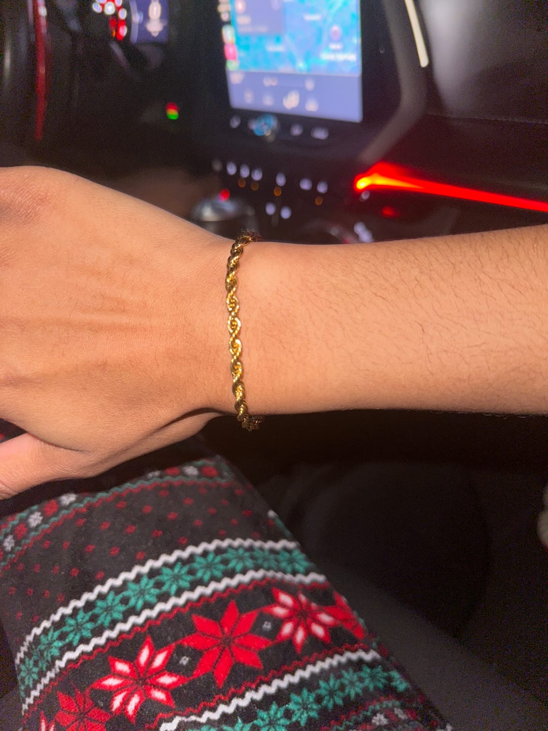 Customer photo review of Rope Chain Bracelet - 4mm