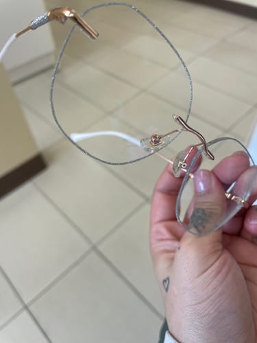 Customer photo review of Lydia Eyeglasses