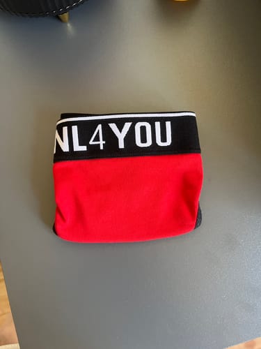 Customer photo review of Red & Black - Памучни прашки / бикини