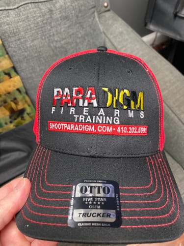 Customer photo review of Embroidered 112 Style Trucker Hat