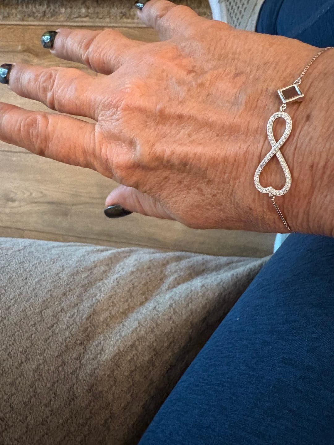 Customer photo review of Infinity Heart Bracelet