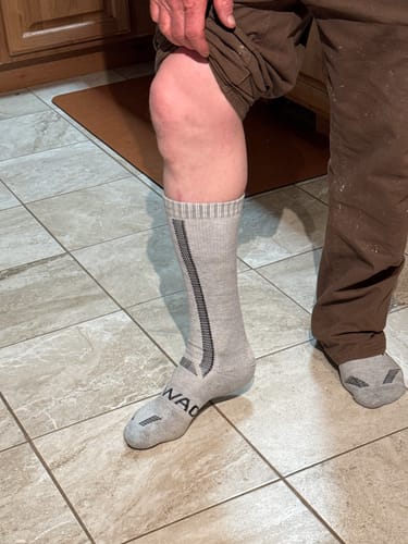 Customer photo review of Men's Alpaca Socks