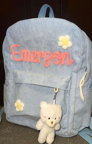 Carah W. review of KNIT & CARRY – Personalized Knitted Backpack image 1 out of 1