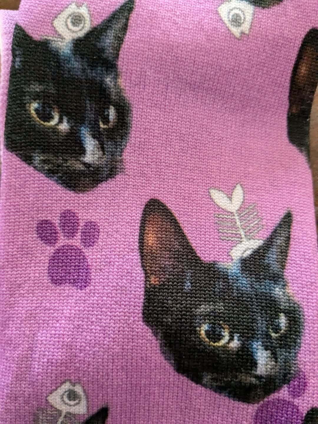 Customer photo review of FaceSock | Custom Cat Socks With Photo