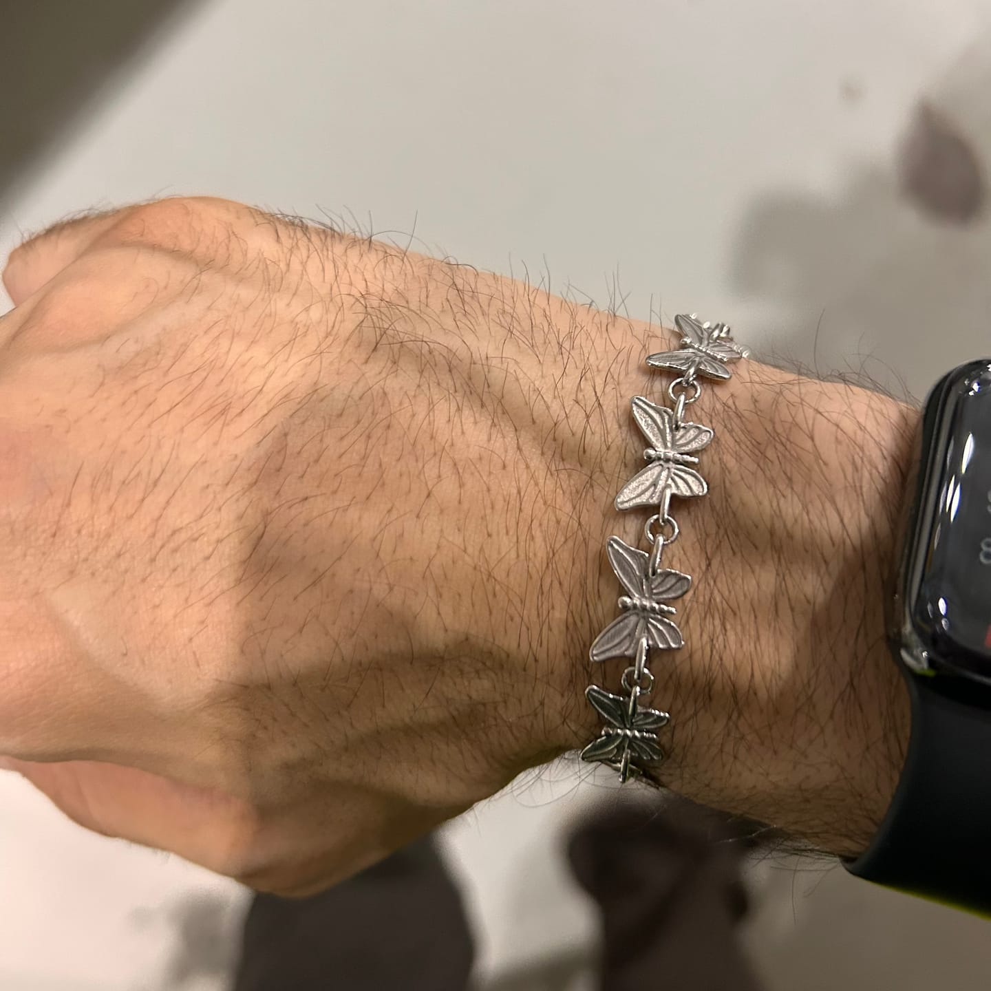 Customer photo review of BUTTERFLY BRACELET (ADJUSTABLE)
