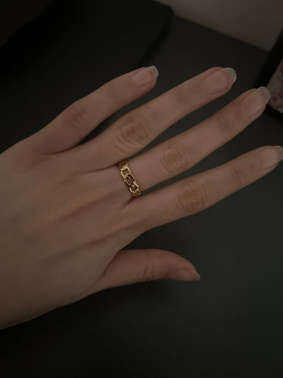 Customer photo review of Hi-Life Lock Ring 14K Vergoldet