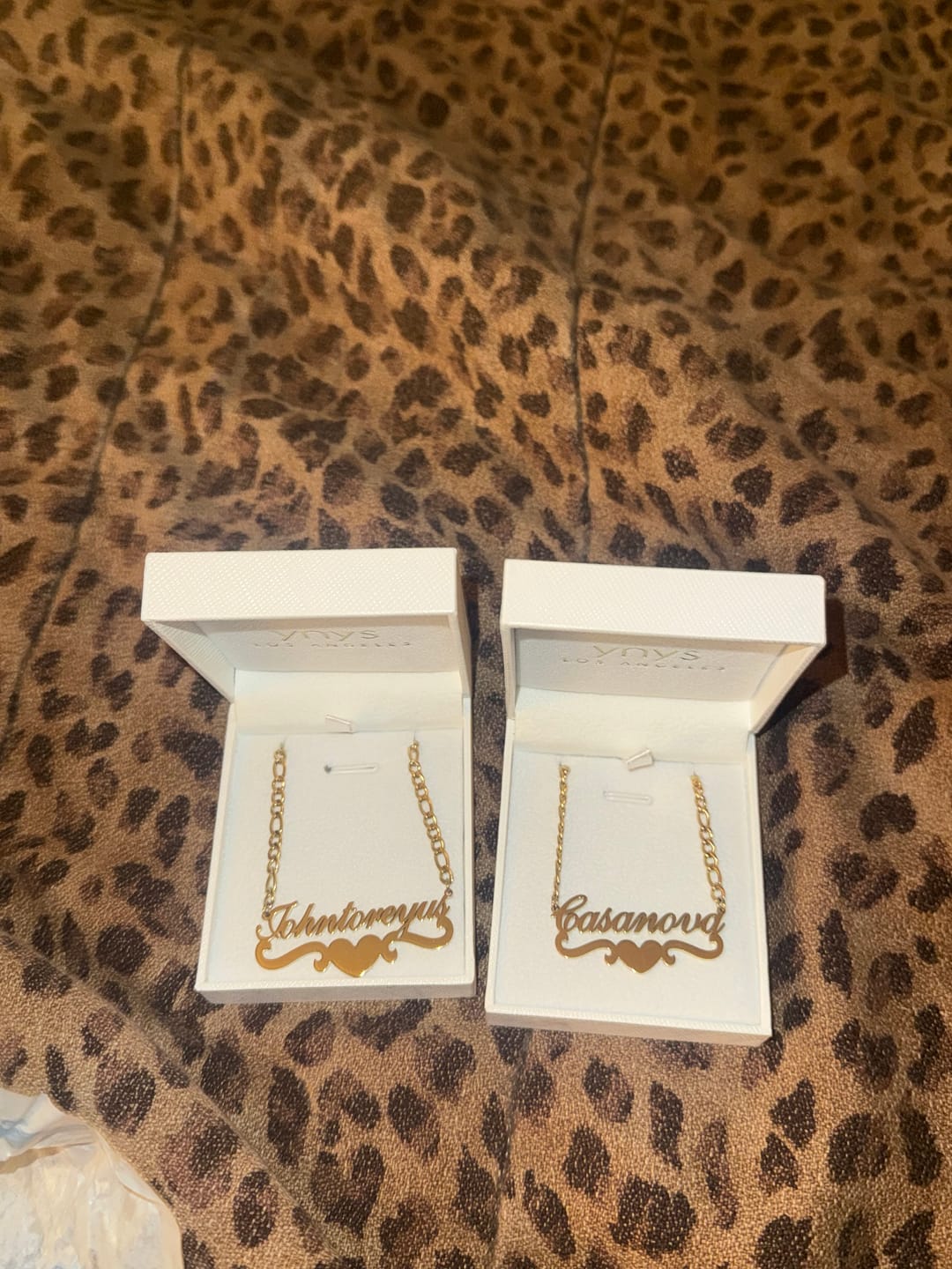 Customer photo review of Love Name Necklace