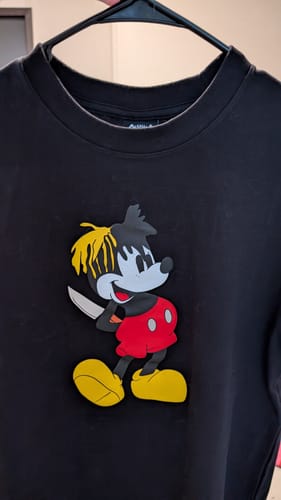 Customer photo review of Revenge x XXXTentacion Dont Kill Your Friends Kids Tee Black