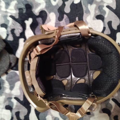 Customer photo review of Professional Tactical Ballistic Safety Helmet