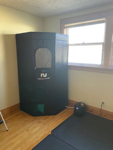 Customer photo review of nurecover Tropic Home Steam Sauna