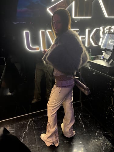 Customer photo review of BUTTERFLY BIKINI SET (TAN LEATHER)