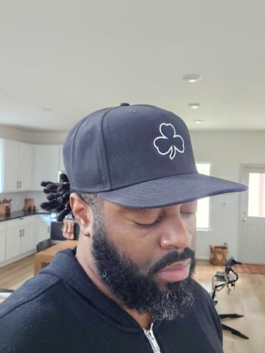 Customer photo review of Big Flat Bill Structured Wool Hat