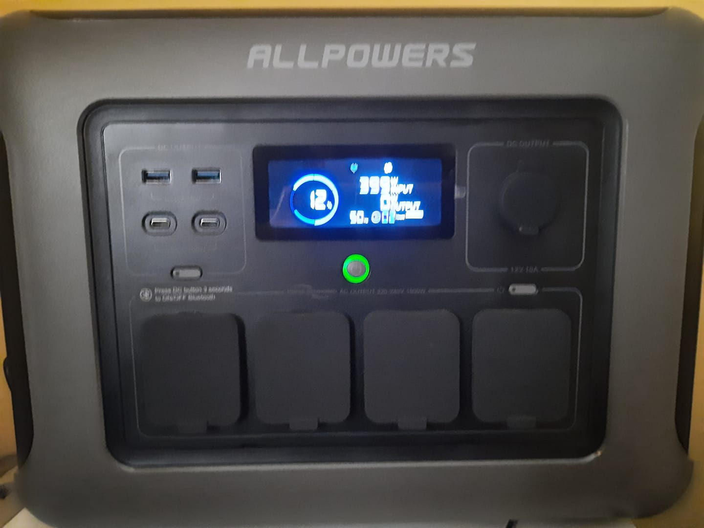 Customer photo review of ALLPOWERS R1500 Estación de Energía Portátil 1800W 1152Wh LiFeP04 Batería