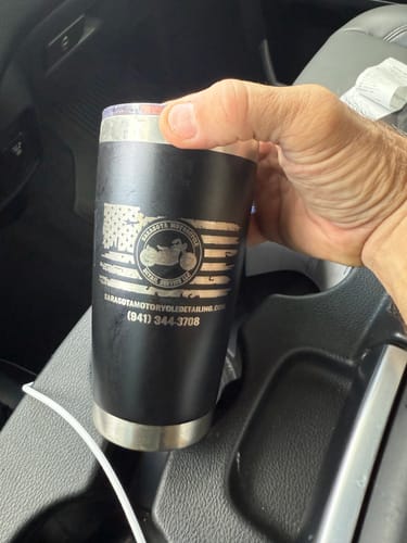 Customer photo review of (6 Pieces) Custom Laser Engraved - 20oz Tumblers
