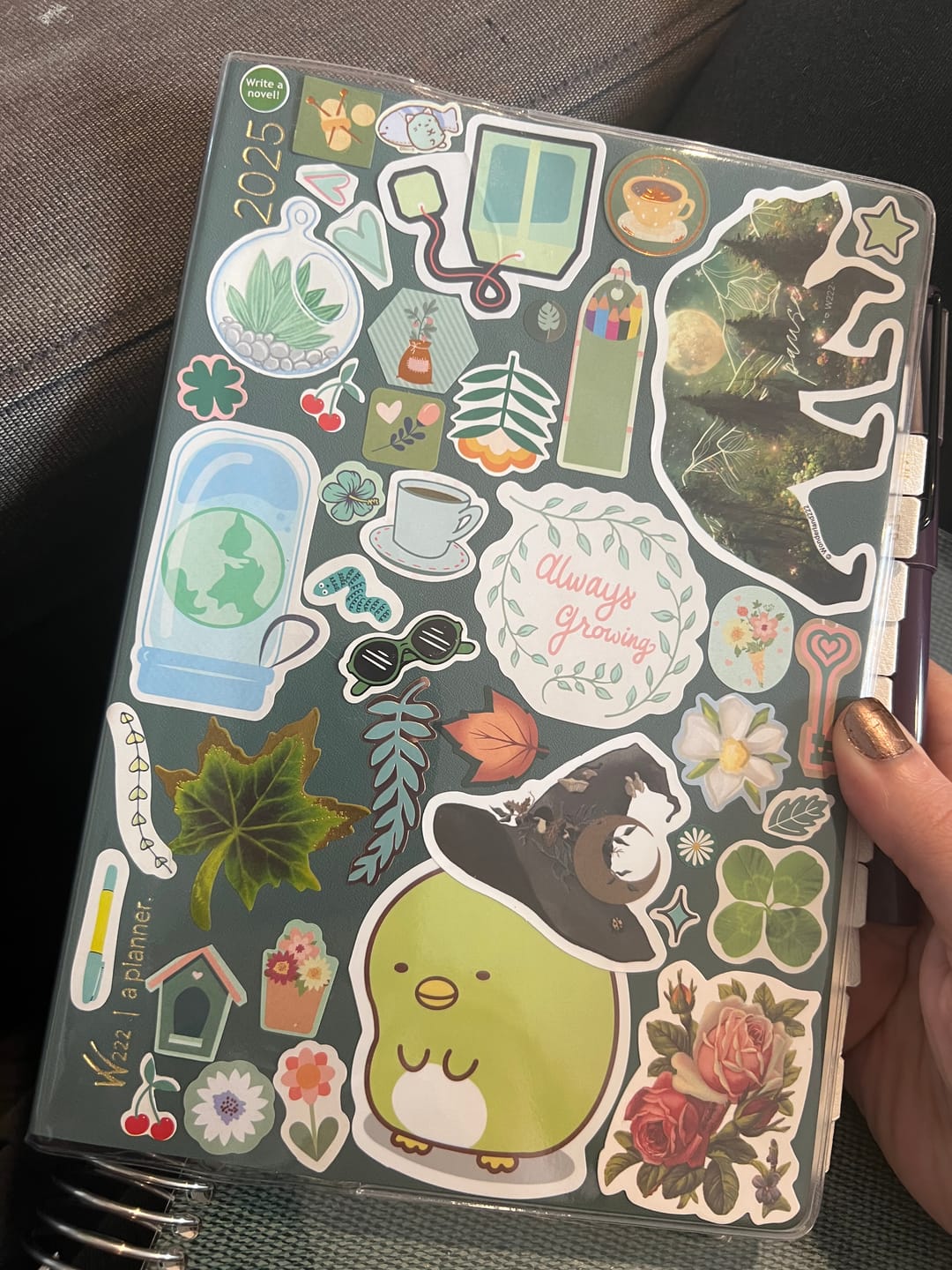 Customer photo review of Vinyl Clear Cover | Notebook | 368