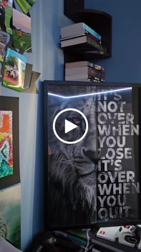 Customer video review of NEVER QUIT