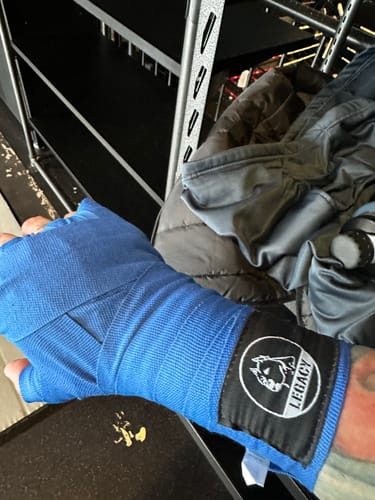 Customer photo review of ADULT LEGACY MEXICAN STYLE HANDWRAPS