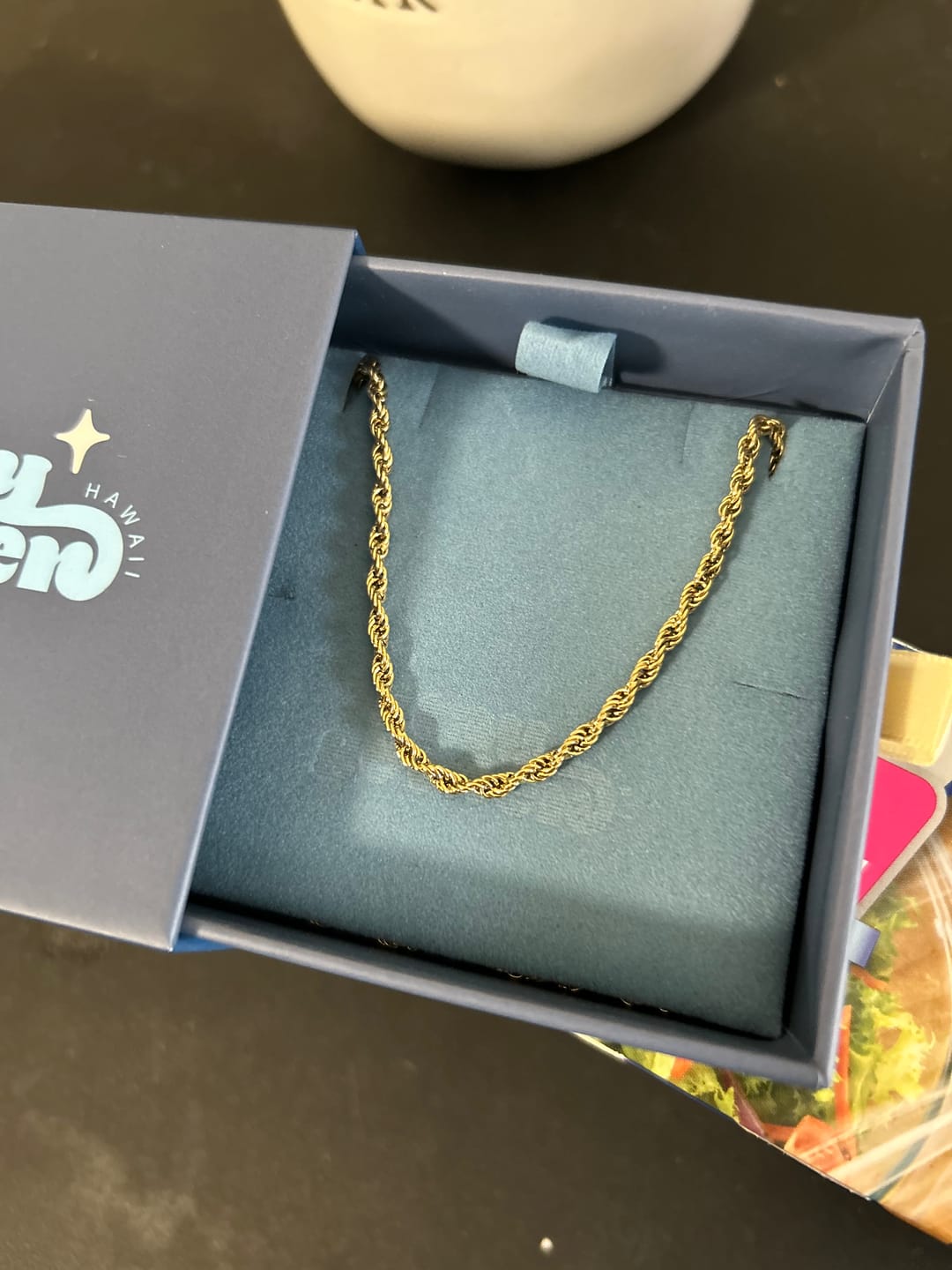 Customer photo review of Thin Rope Chain