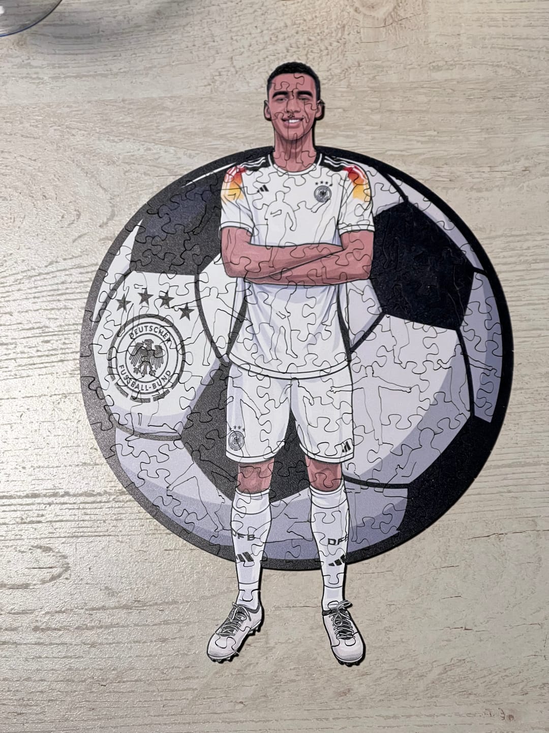 Customer photo review of Jamal Musiala - Holzpuzzle