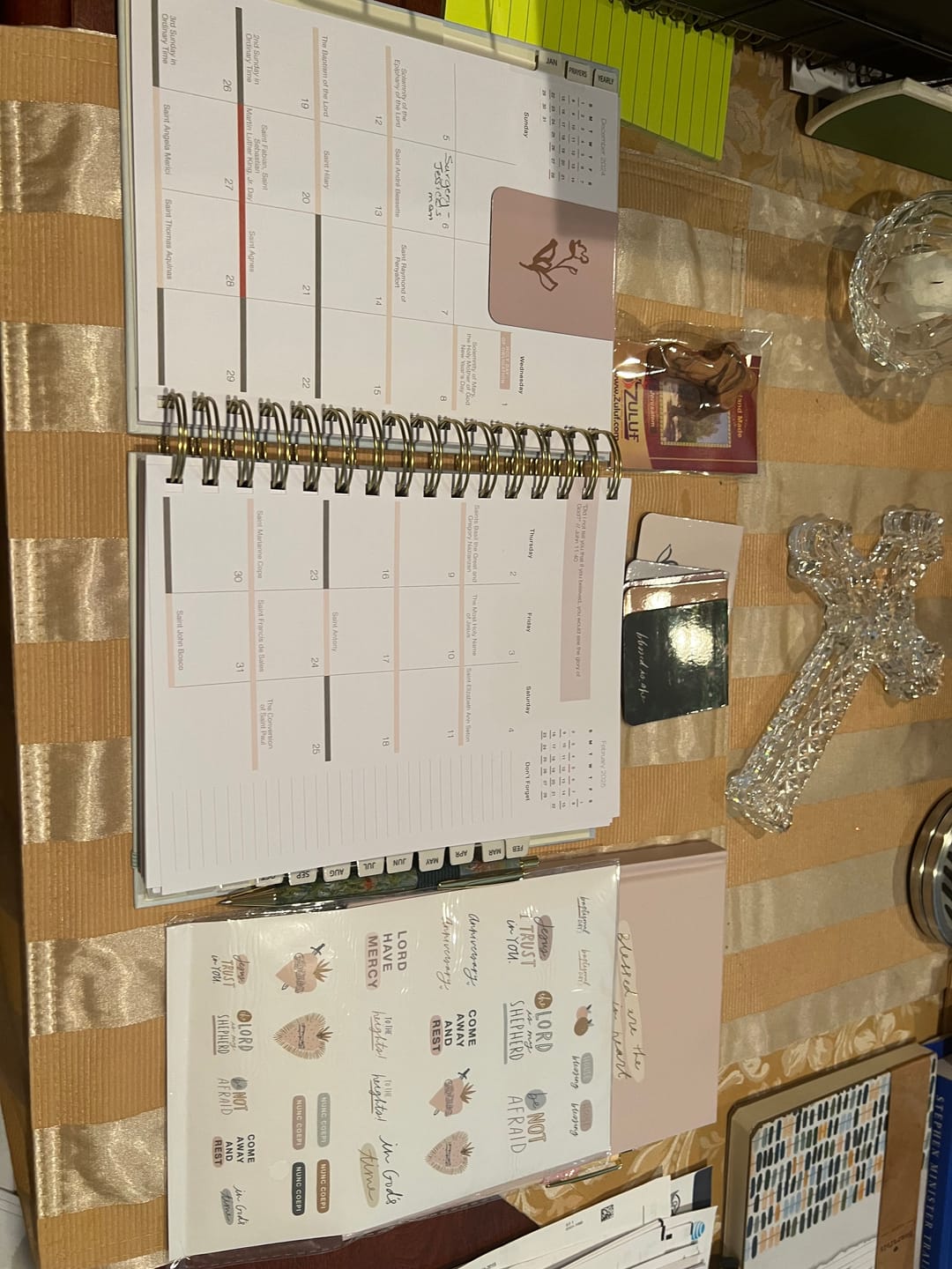 Customer photo review of 2025 Calendar Year Catholic Liturgical Planner // Mini Layout