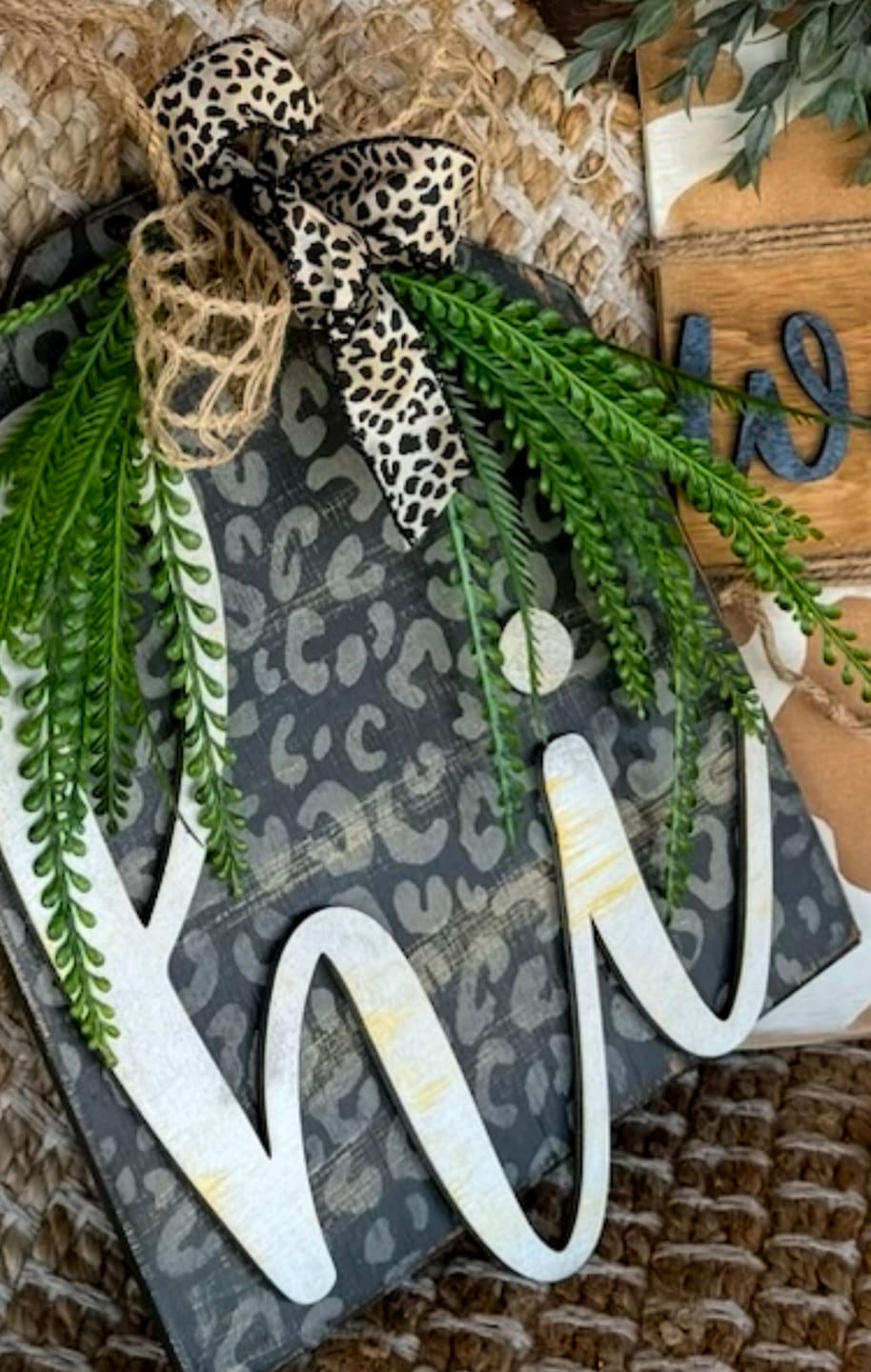 Customer photo review of Hi - Wood Letters
