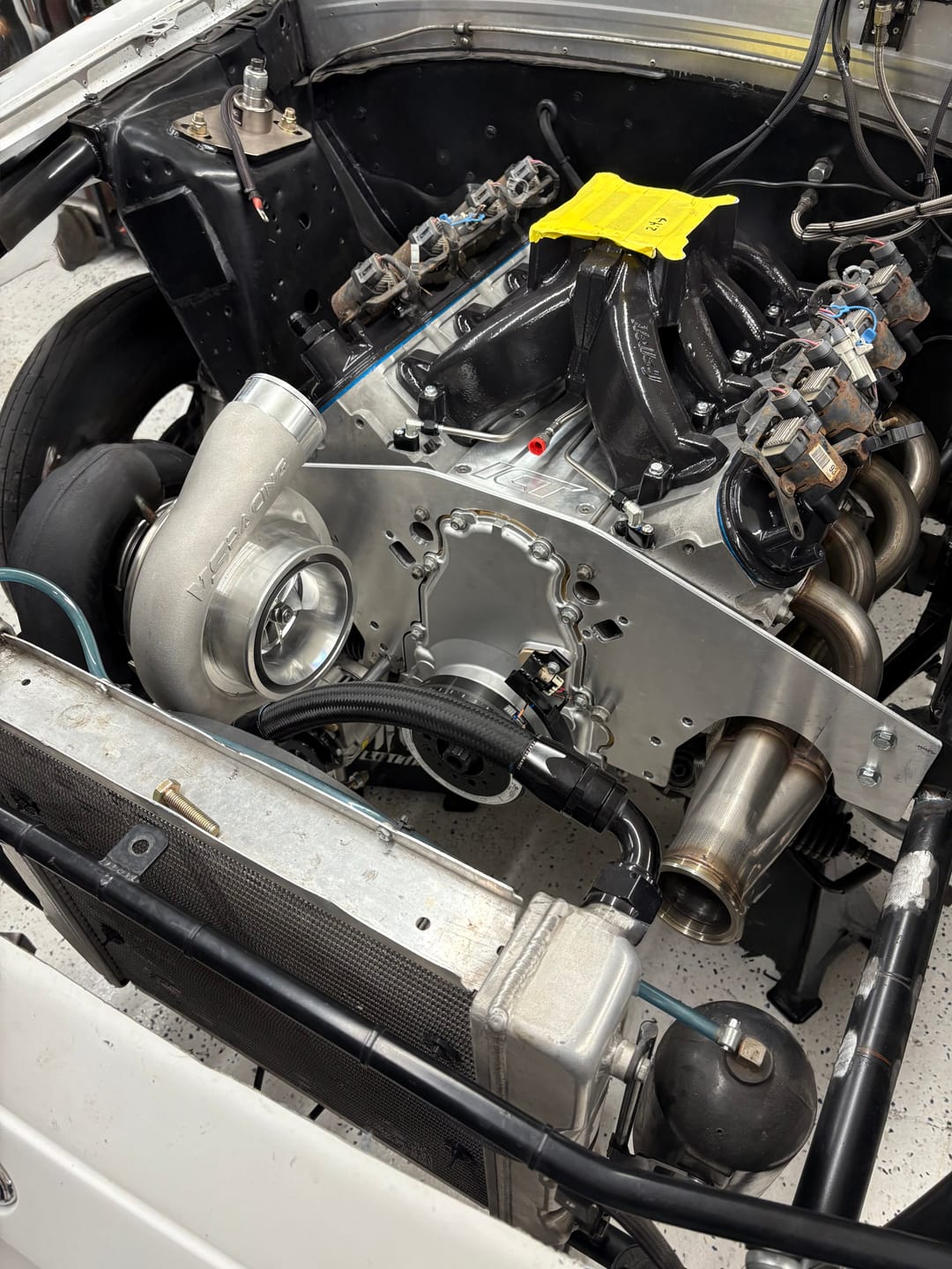 Customer photo review of Motion Raceworks LS Motor Plate w/ Header Cutouts LS1 LS2 LS3 LS6 LS7 LS9 LSX