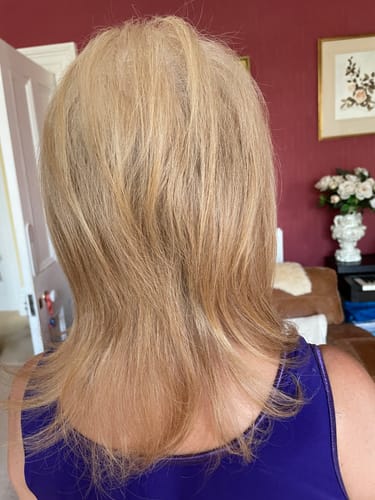 Customer photo review of OI Shampoo and Conditioner Duo