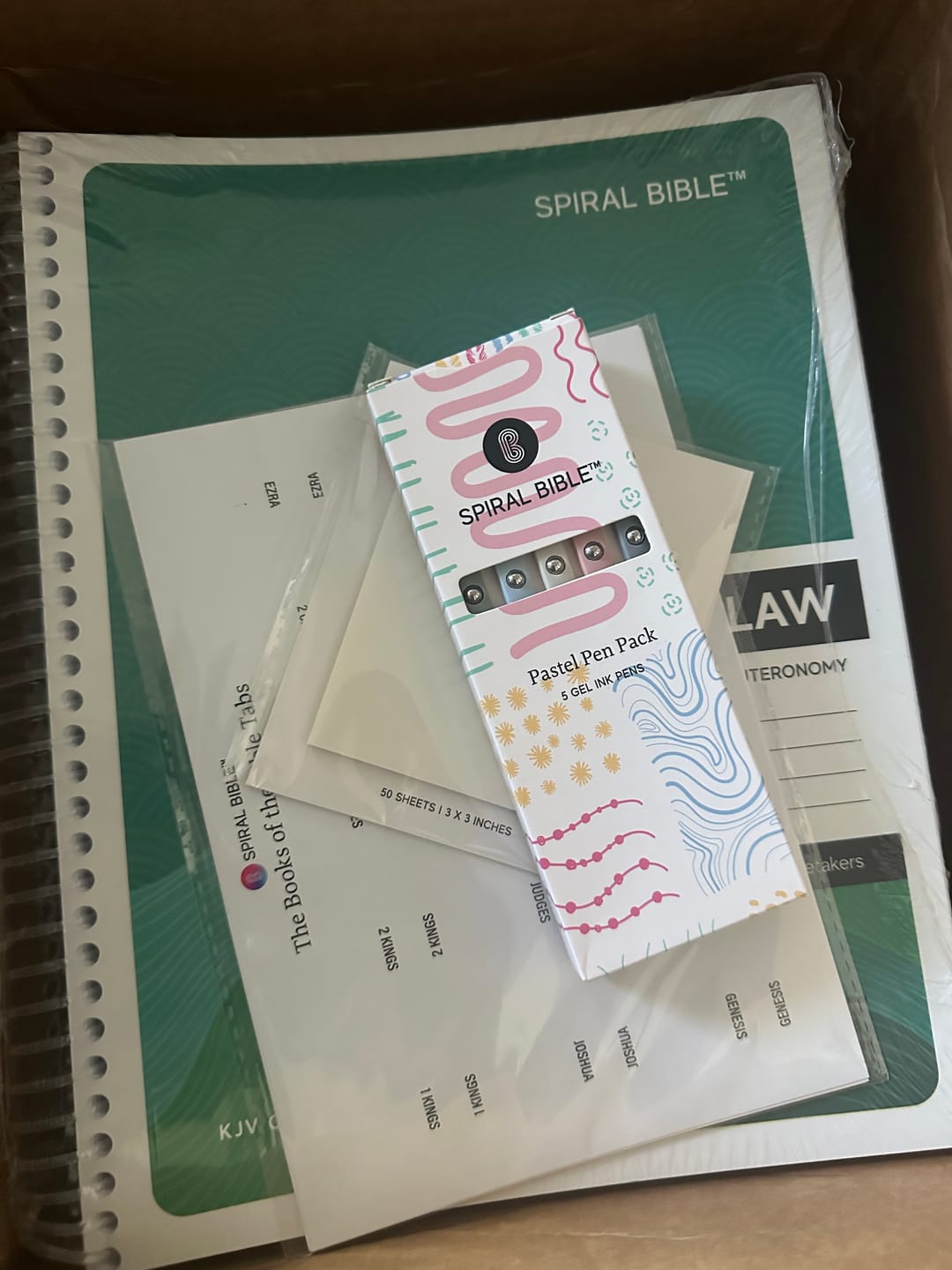 Customer photo review of Spiral Bible™ Tabs