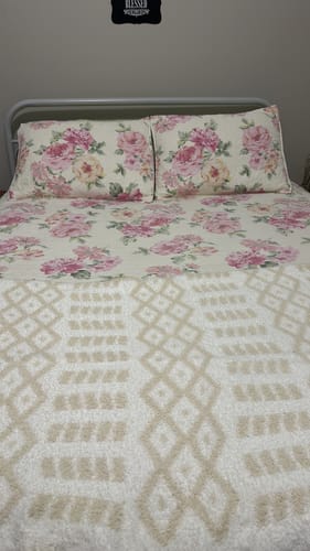 Customer photo review of Adult Check Print Hooded Robe