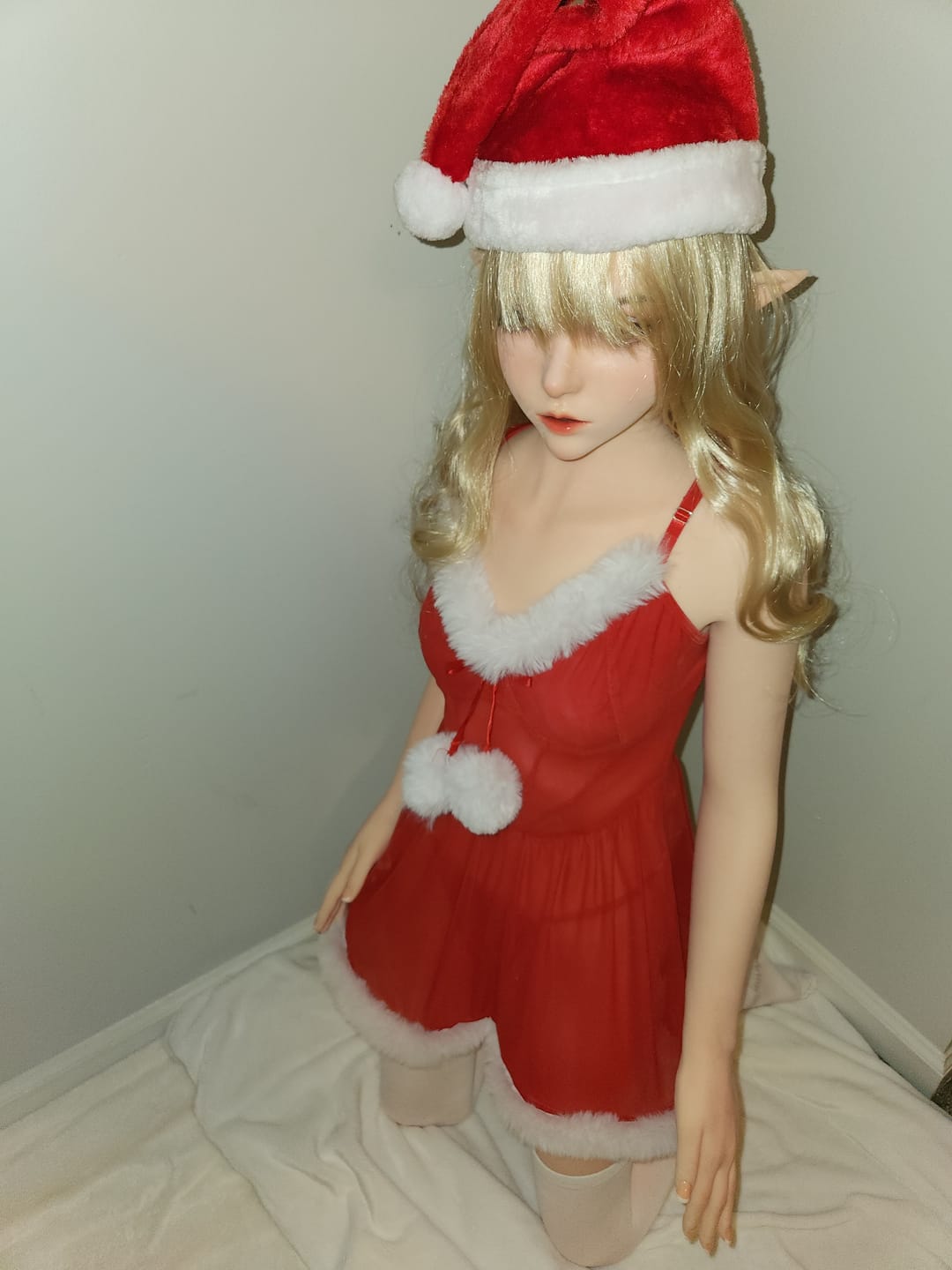 Customer photo review of US Stock - Keely Plus 150cm #M8 Full Silicone Movable Jaw Sex Doll Silicone ROS Head Oral Sex Adult Love Doll