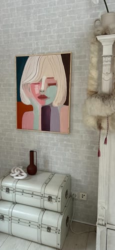 Customer review photo for Plaster Art Texture Painting #SG256