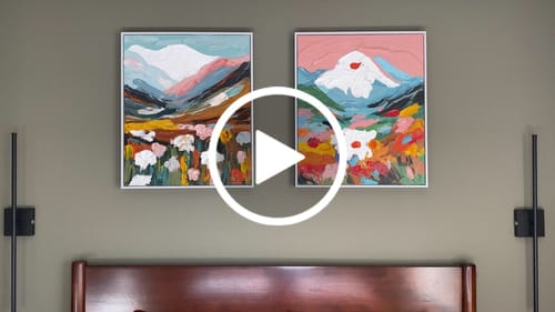Customer review photo for Colorful Painting #CA073