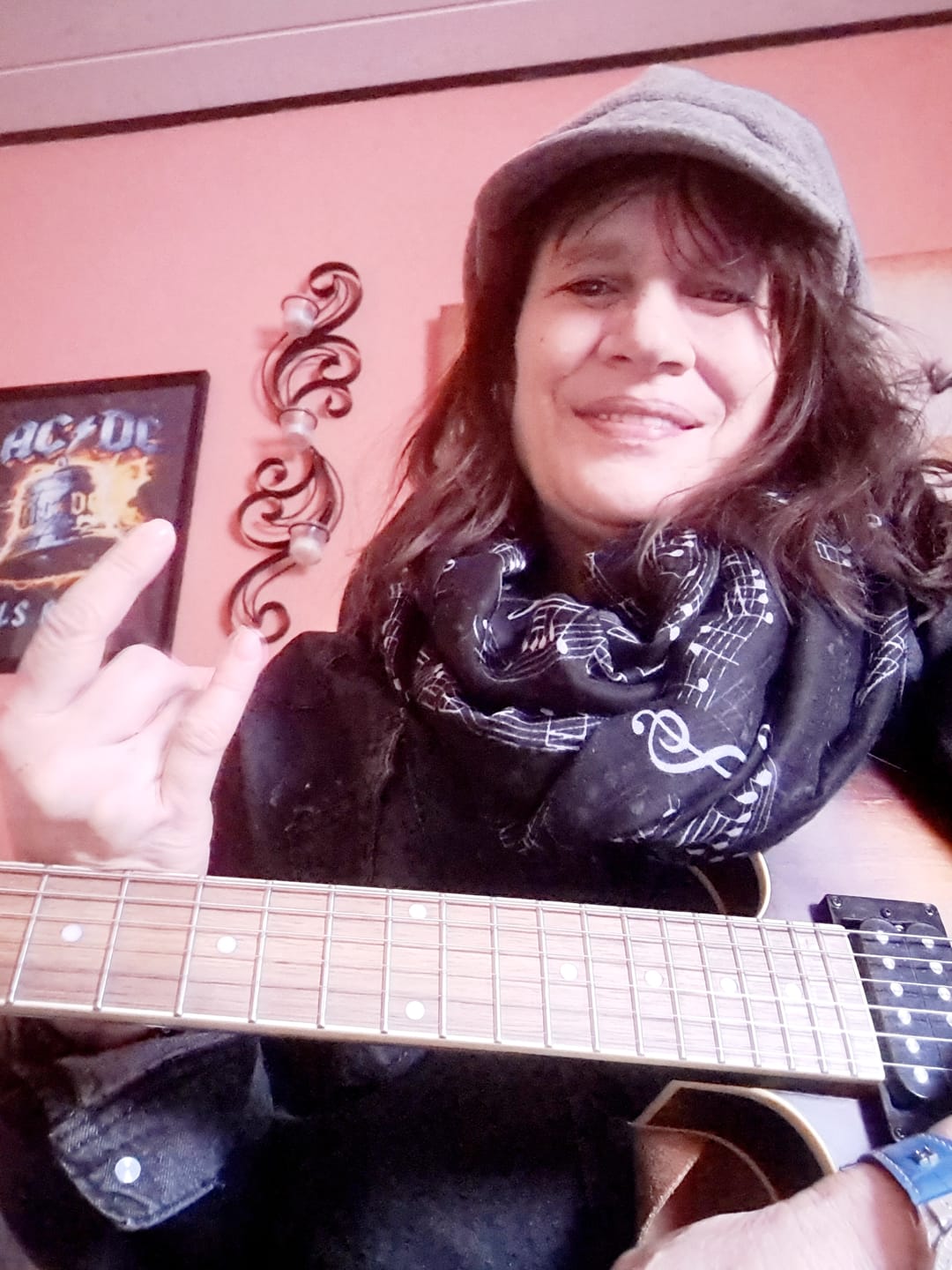 Customer photo review of Stilvolle Musiker Loop-Schals
