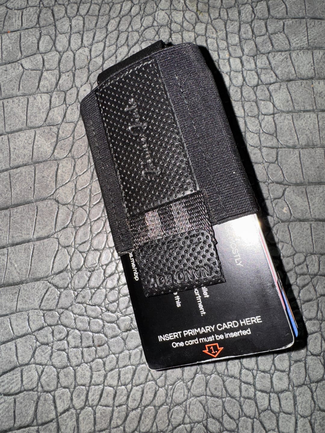 Customer photo review of Nano Boy Pocket card holder wallet with leather coin pocket - Limited Edition