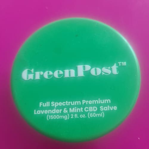 Customer photo review of Lavender & Mint Premium CBD Salve 1500mg 2fl oz