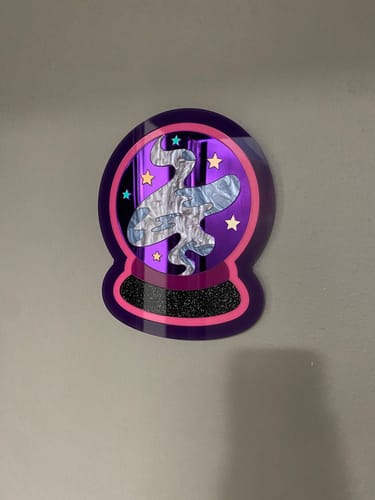Customer photo review of Crystal Ball Wall Art