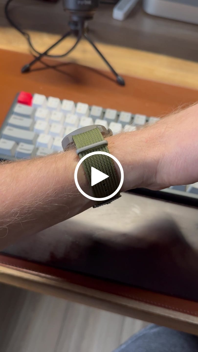 Customer video review of LANDMASTER - 100M Waterproof Titanium Automatic Field Watch | Green