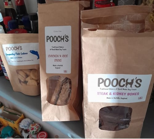 Customer photo review of Poochs Handmade Dog Treats