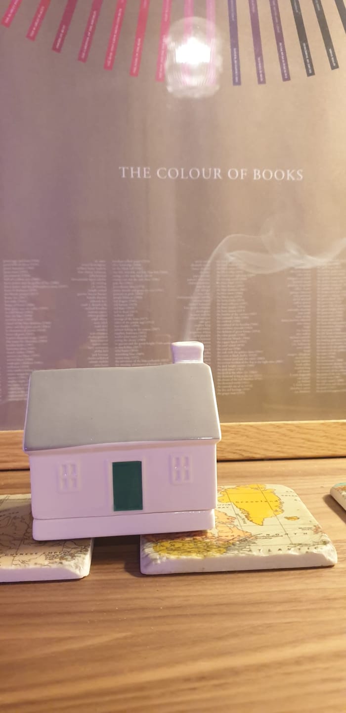 Customer photo review of Wee Cottage Incense Burner