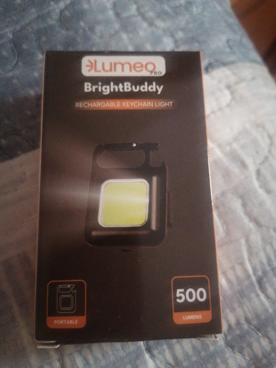 Customer photo review of Lumeo Pro BrightBuddy Keychain Light (FREE GIFT)