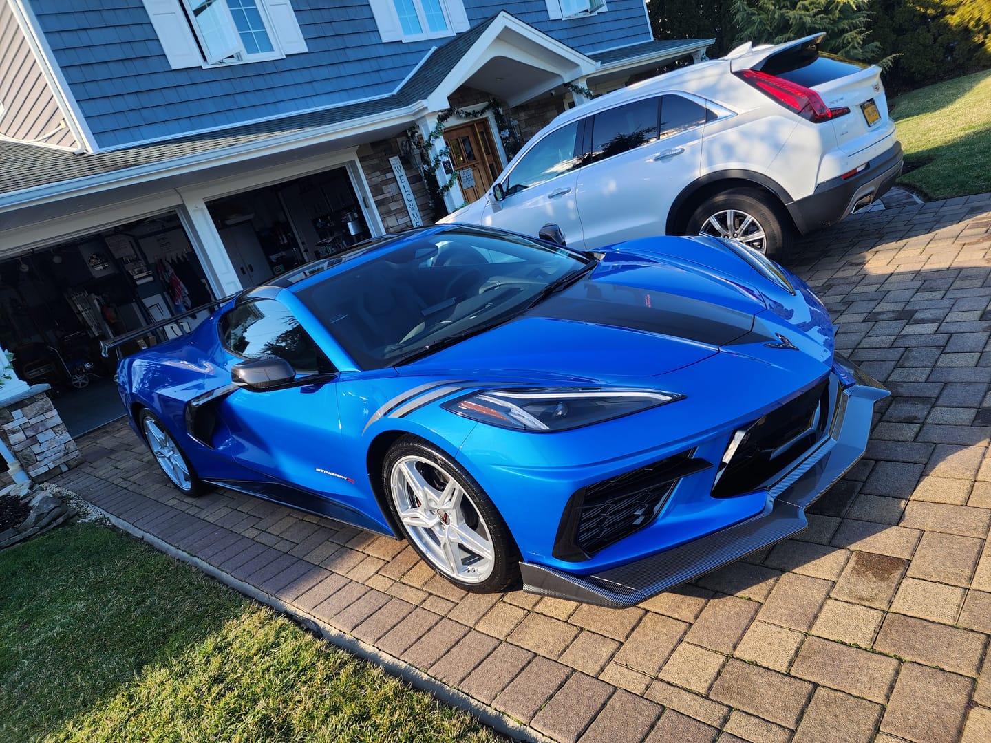 Customer photo review of Corvette C8 Tape-On Door Garnish