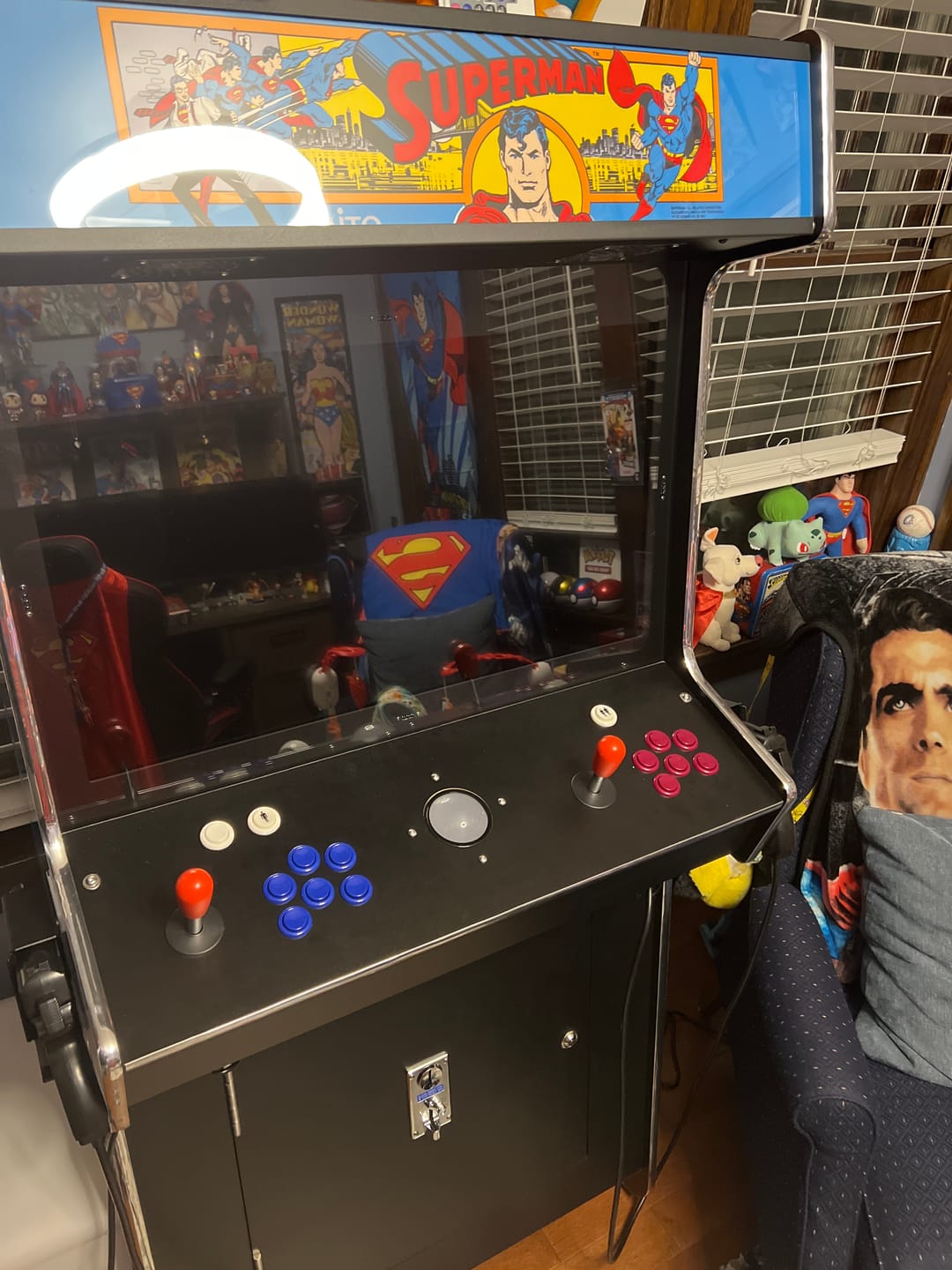 Customer photo review of 2 PLAYER STANDUP Arcade Machine With 2 shooting Guns 4600 Games Multi-cade  Upright Retro Cabinet Black