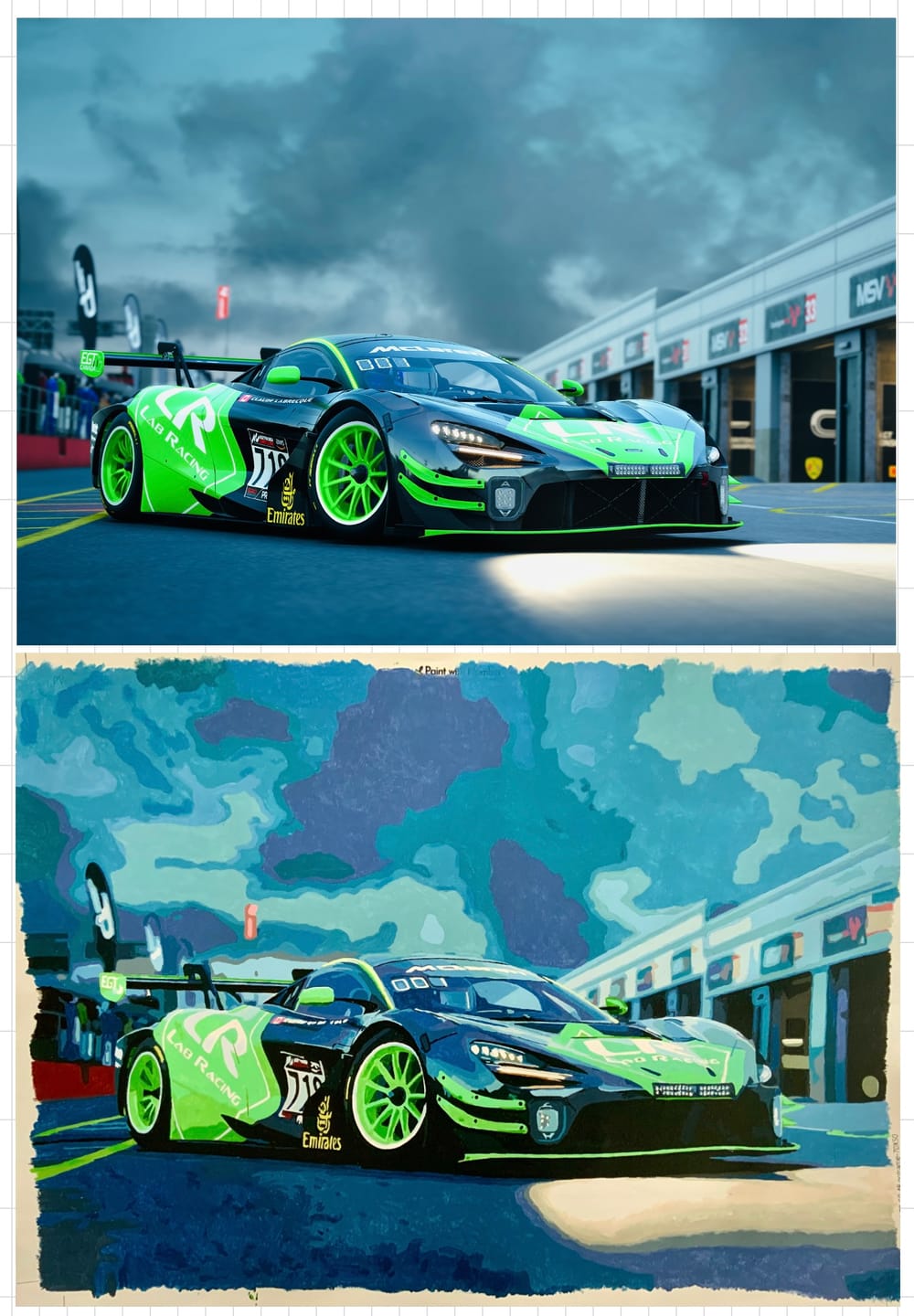 Customer photo review of Paint with Number® Custom Kit