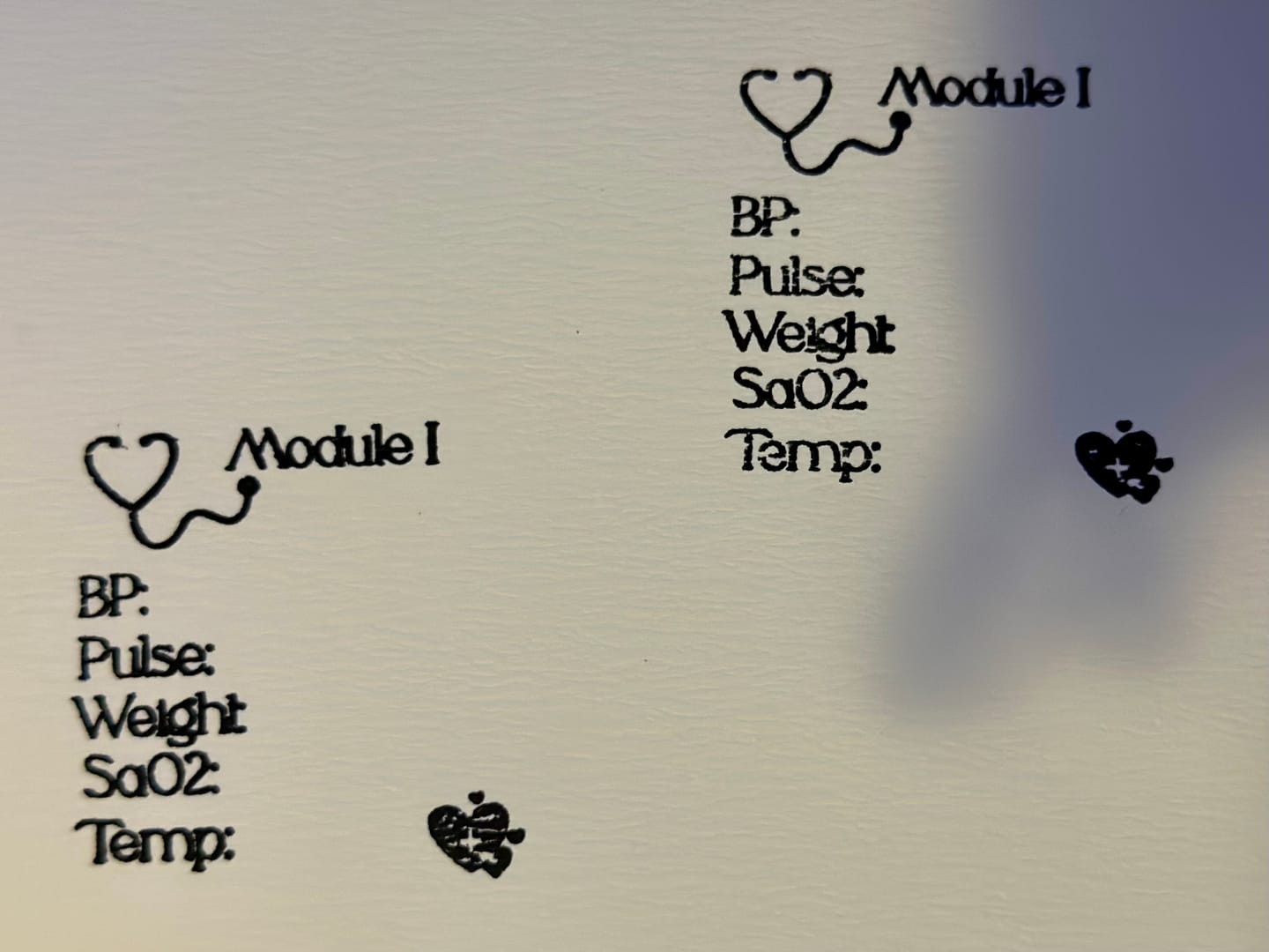 Customer photo review of Self-Inking Stamp