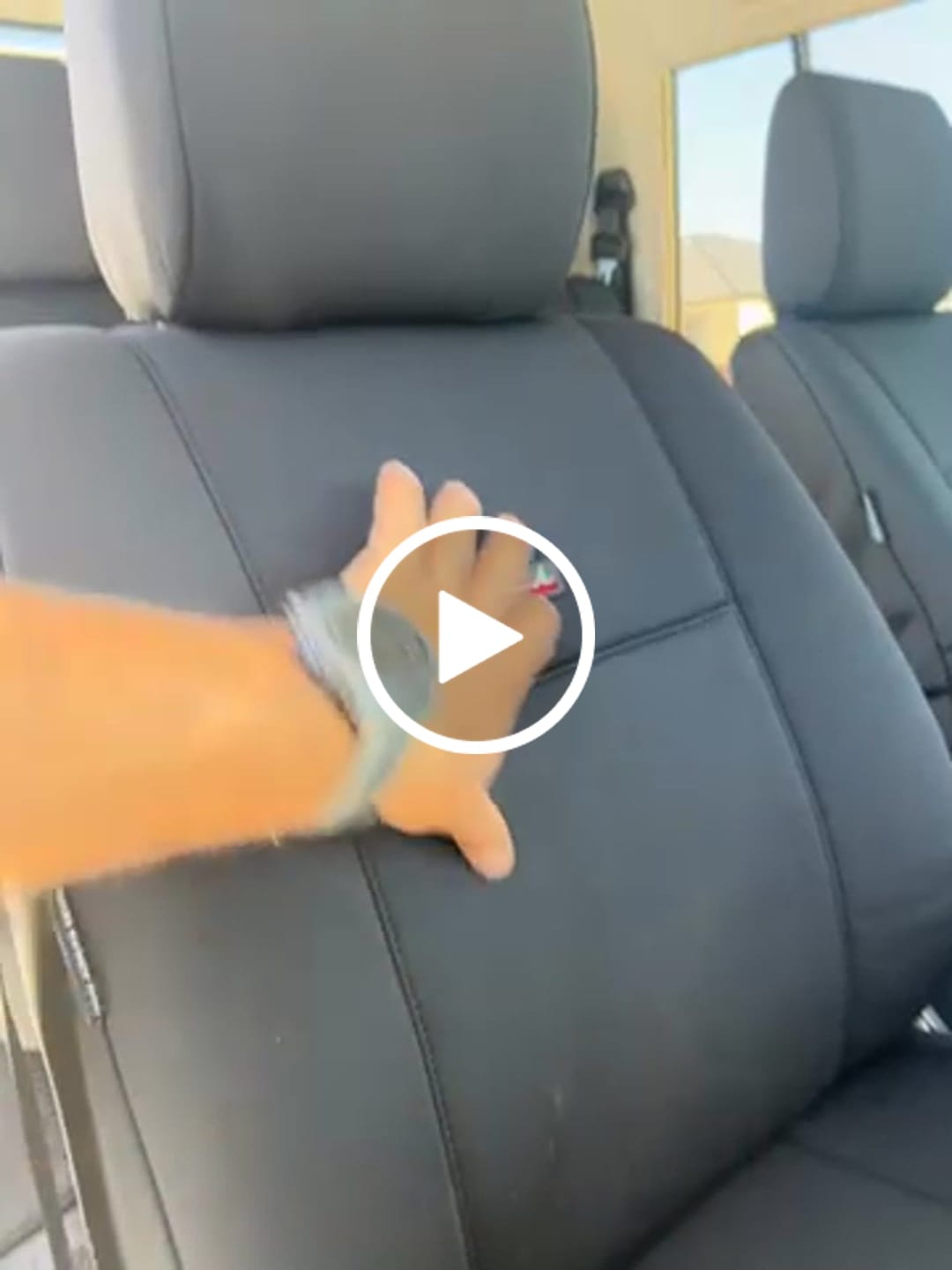 Customer video review of Sharkskin PLUS Seat Covers for Toyota Land Cruiser 79 Series (10/1999-ON)